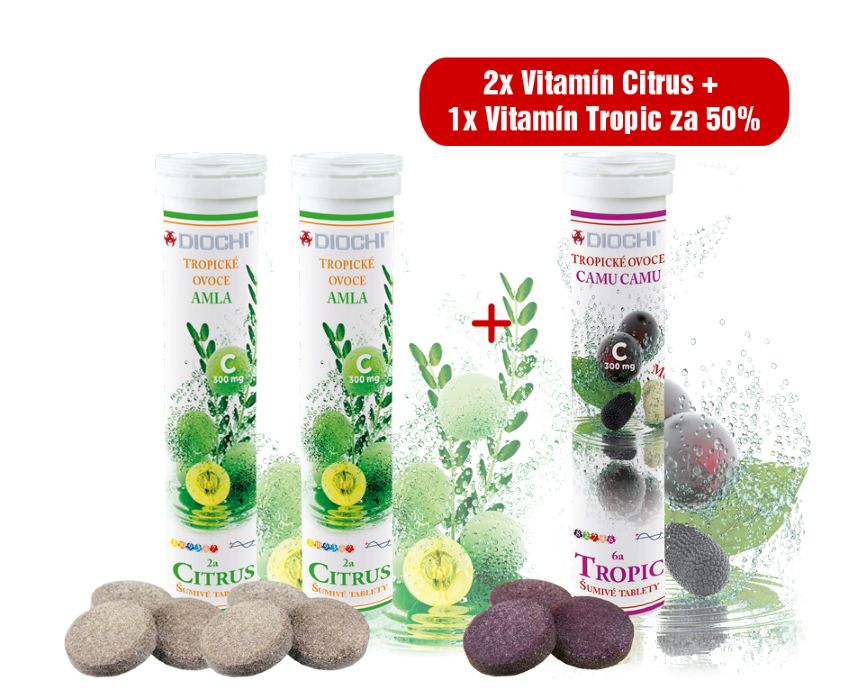 AKCE: Vitamín Citrus + Vitamín Tropic za 50%